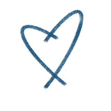 Blue Heart Illustration